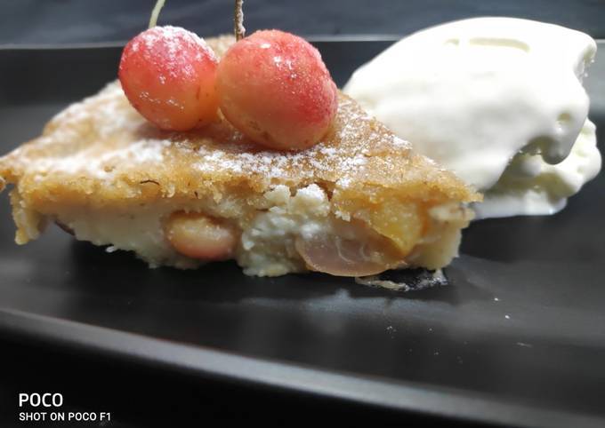 Cherry White Chocolate Clafoutis