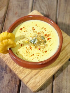 Una foto de Sopa de elote