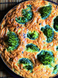 Una foto de Pastel de brócoli