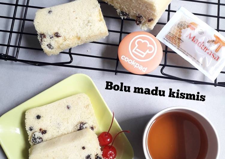 Bagaimana Menyiapkan Bolu kismis madu Anti Gagal