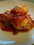 Pollo en salsa con manteca