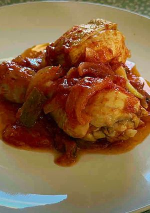Foto principal de Pollo en salsa con manteca