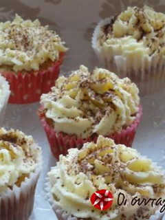 Φωτογραφία της συνταγής Cupcakes με γεύση τιραμισού