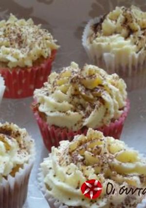 Φωτογραφία της συνταγής Cupcakes με γεύση τιραμισού