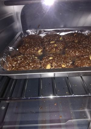 Una foto de Galletas de avena, chocolate y maní