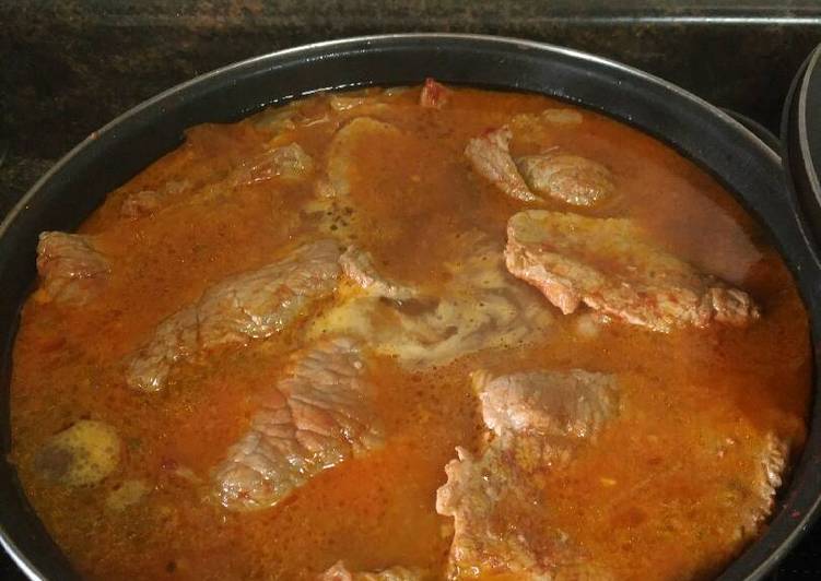 Filetes de ternera guisados