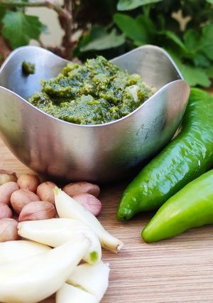 લીલી ચટણી (green chutney recipe in Gujarati) રેસીપી મુખ્ય ફોટો