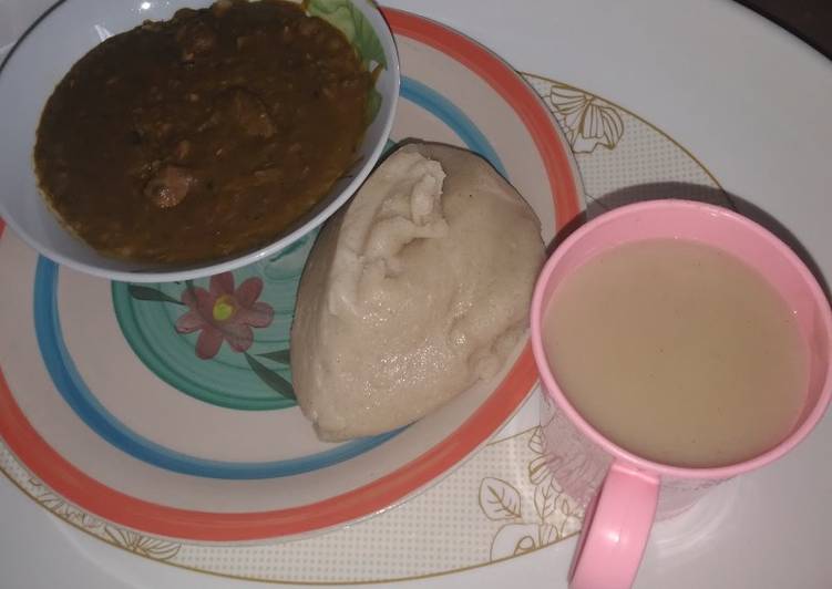 Recipe of Perfect Tuwon semo mayar kuka da kunun tsamiya Cooking Basics for Beginners