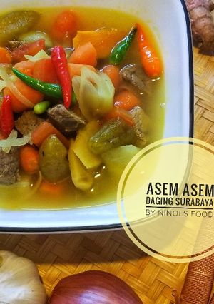 Foto resep Asem Asem Daging Surabaya
