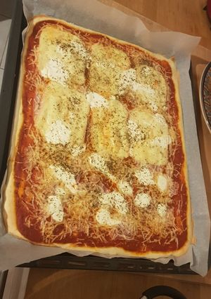 Une photo de Pâte pizza liquide