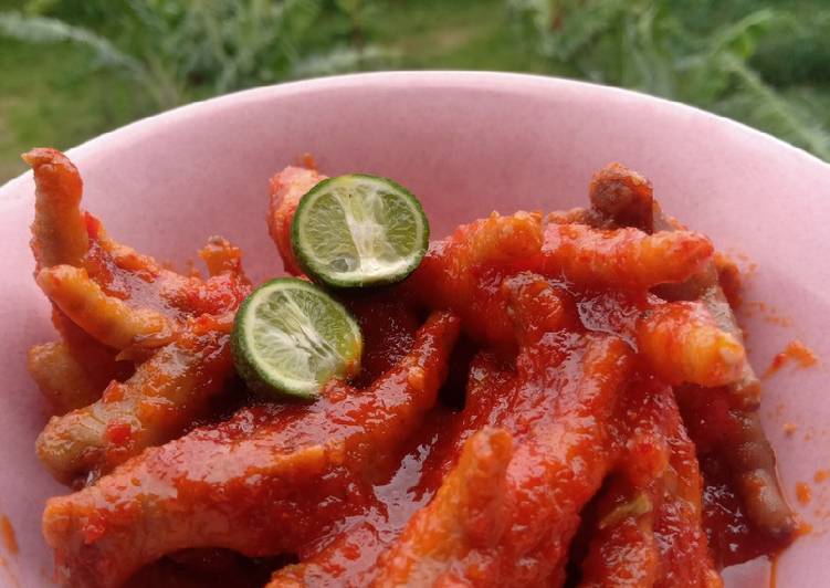 Balado ceker simple