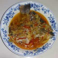 รูปของ Ikan kukus pedas lezat