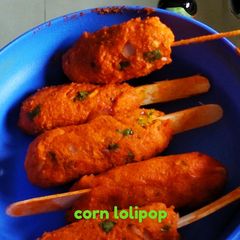 Corn lolipop A picture of Corn lolipop.