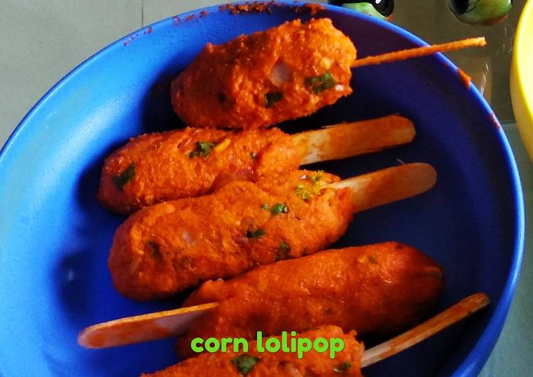 Recipe of Super Quick Corn lolipop