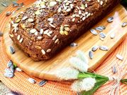 Una foto de pan de garbanzo con polvo de hornear