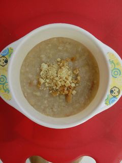 Foto resep MPASI 9m+ : Bubur Pisang Biskuit Keju