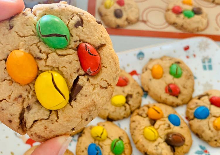 Cookies Cacahouète M&m’s