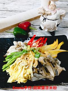 胡麻醬涼米粉 的食譜成品照片