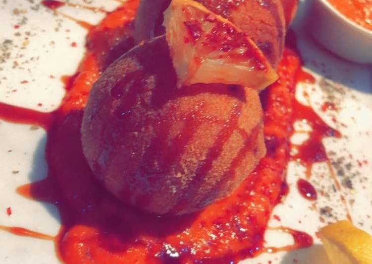 كرات البطاطس المقرمشة 🥔🤤💛