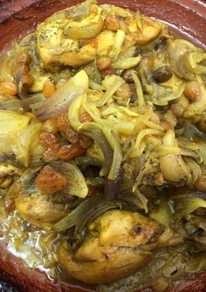 A picture of Tagine with Onions and Raisins 😍.