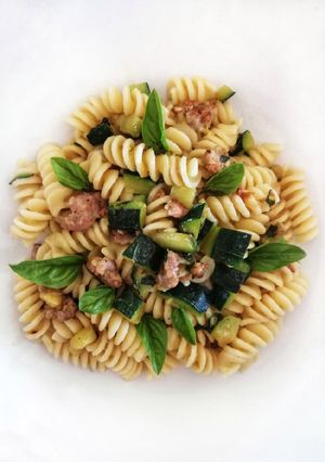 Foto di Fusilli zucchine e salsiccia 🌷