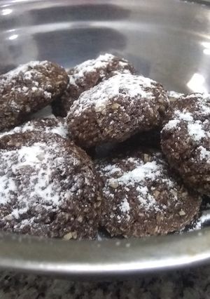 Una foto de Galletitas de avena coco y chocolate