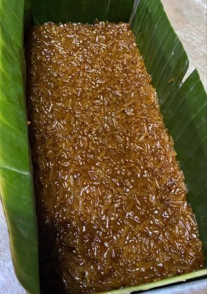 Foto resep Wajik Gula Jawa Santan Instan hanya 2 jam rendam