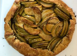 Una foto de Galette de manzana