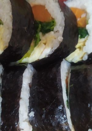 Foto resep Kimbab / gimbab Korea