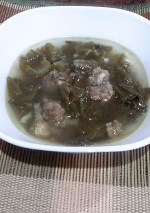 Foto resep Sup daging sawi asin