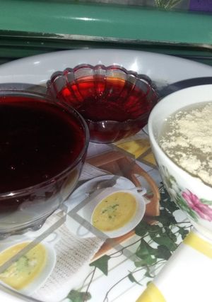 صورة لوصفة محلبية بالجيلي