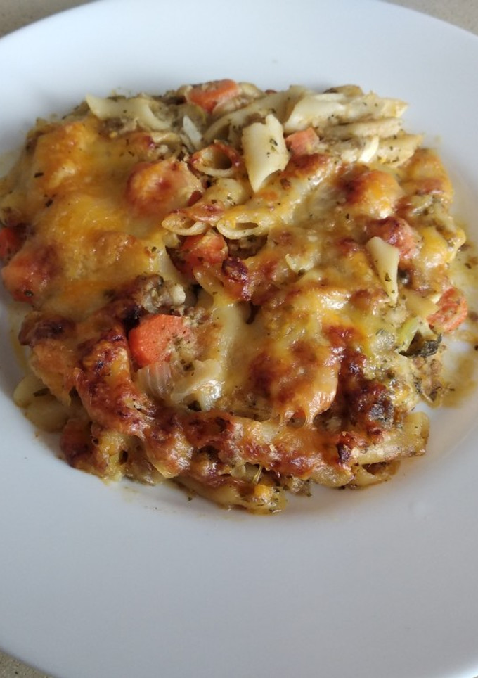 Una foto de Macarrones de albóndigas y achis, achis