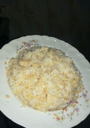 صورة لوصفة رز حبايه وحبايه