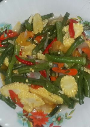 Foto resep Tumis putren+kacang panjang