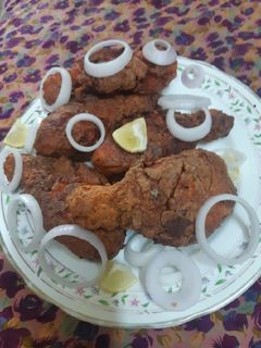 हैदराबादी चिकन फ्राई (hyderabadi chicken fry recipe in Hindi) रेसिपी मुख्य फोटो