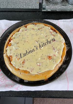 A picture of Cheese Blanket Pizza:.
