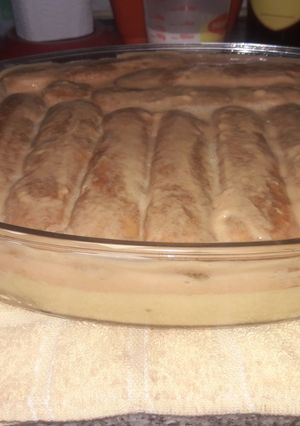 Una foto de Postre de Vainilla y Dulce de Leche