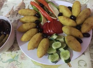 صورة لوصفة كبة كاردينيا بالرز والعدس💞