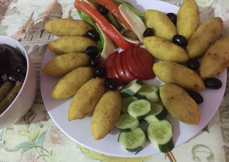 كبة كاردينيا بالرز والعدس💞