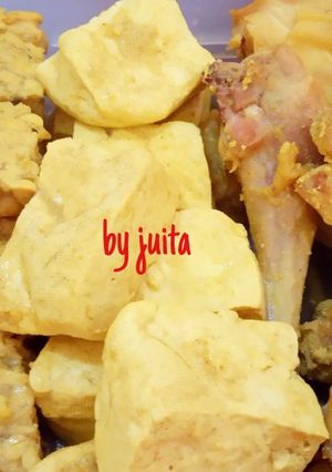 Foto resep Ungkep ayam tahu tempe