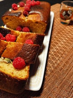 Une photo de Gateau a la banane flambée