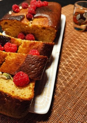 Une photo de Gateau a la banane flambée