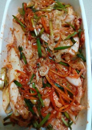 Hình của món Kim chi Hàn Quốc.