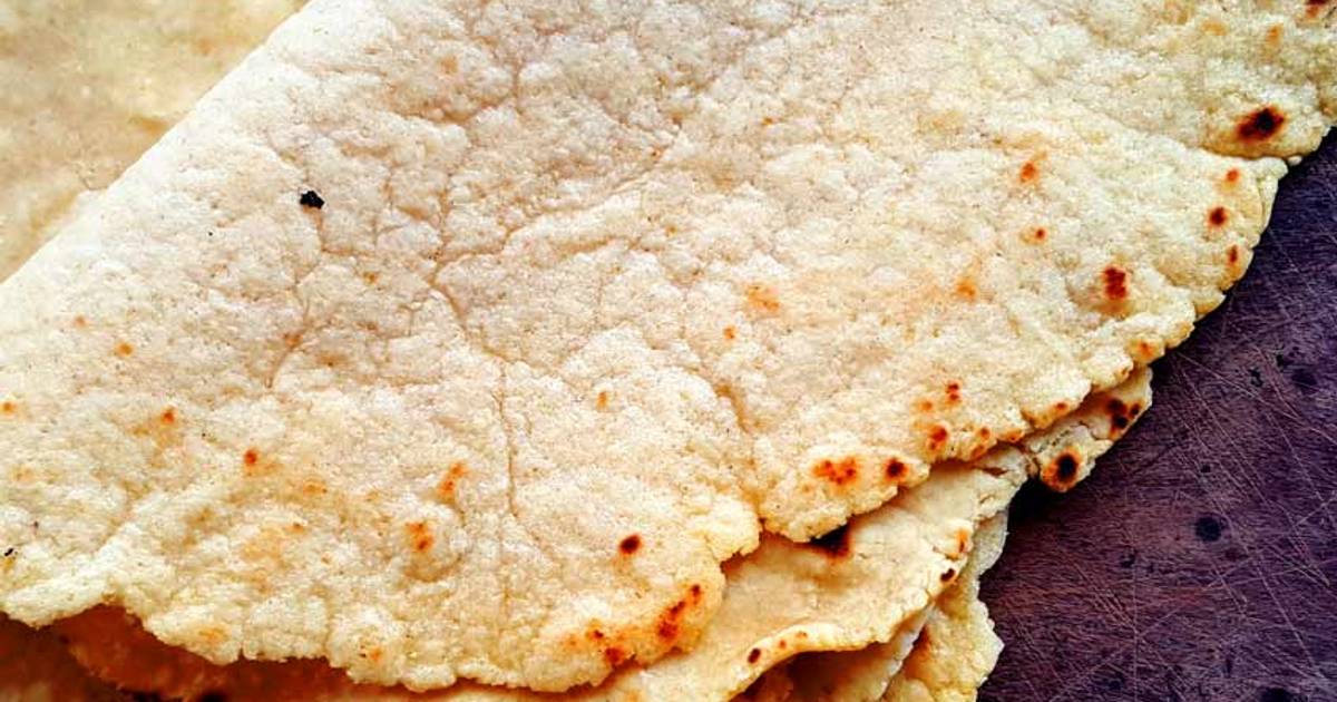 Receta de tortillas de harina de garbanzo