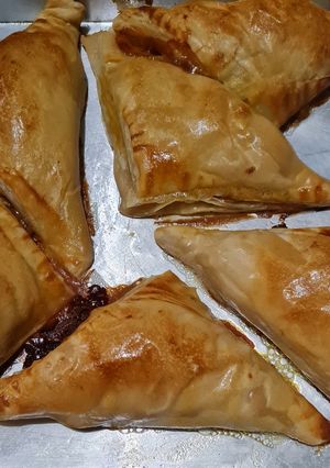 Foto resep Pastry pisang coklat keju