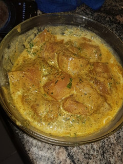 A picture of Chicken kebab.