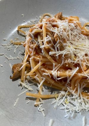 A picture of Sausage, fennel and chilli ragu.