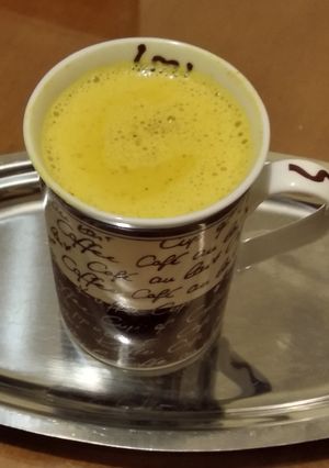 Φωτογραφία της συνταγής Ζεστό latte με κουρκουμά