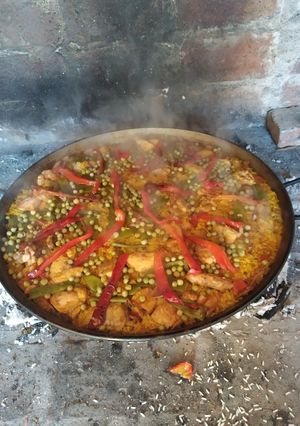 Una foto de La primer paella
