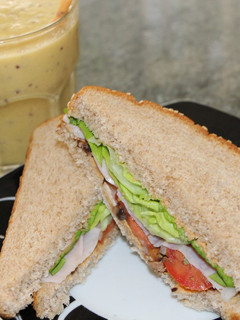 Una foto de Sándwich ligero para llevar al trabajo o escuela